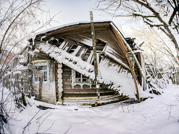 Дом / Снег