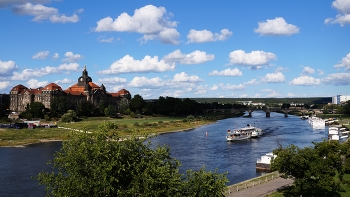 Эльба / Летний день в Дрездене