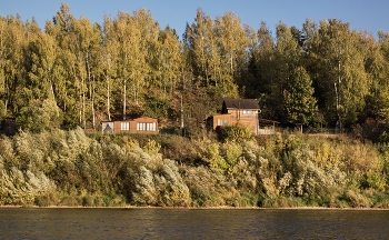 Сентябрьские пенаты, Ока. / Осенний сюжет. Берег Оки, Подмосковье.