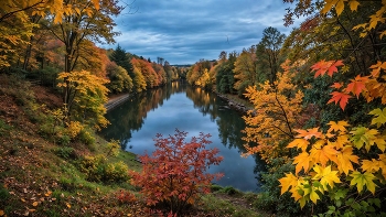Заиграла красками природа / Столичный парк, р. Свислочь