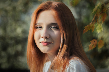 "Усмешка Моны Лизы". / Модель: Лиза Скороделова.