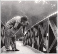 мост,она,он, дождь. / Love story