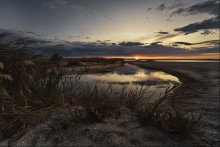 На Дальней косе / Азовское море.Бердянская коса.Один из последних закатов ушедшего лета.