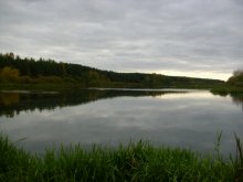 Зеркальный Нёман / Эту фотографию я сделал во время каникул в Белоруссии.