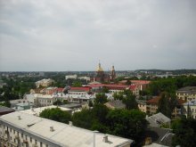 Купола. / Вид на исторический центр Витебска с высотки.
