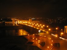 Ночной Витебск / Витебский мост ночью