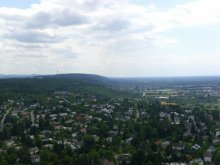 Возвышаясь над землёй / Вид на Karlsruhe  с высоты