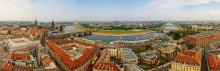 Дрезден. Эльба / Вид с собора Фра́уэнкирхе