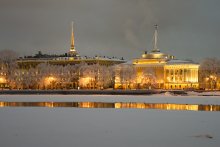 Нева / Зима...Петербург...Вечер...