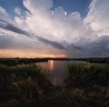 Рассвет в Макортах / Плавни р.Берда