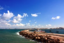 Александрия / средиземное море, вид на город с Цитадели
