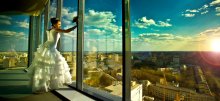 Cвадебная фотография / Снято на последнем этаже самого высокого здания в Воронеже