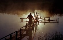 Тишина... / Вечер на мостках у пруда... Перед утренним крещением... Из цикла о деревне Потеряевка -&quot;Заповедник веры&quot;...