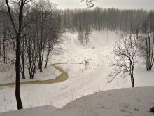 Юрьева горка зимой / в Витебске