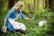 Follow the White Rabbit / из серии Alice in WonderWoodLand
2010 (c) Cyber Velvet 
www.cybervelvet.ru
