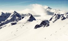 Tiefenbach Gletscher &amp; Wildspitze (3,776 m) / Tiefenbach Gletscher &amp; Tirol's highest (3,776 m) mountain Wildspitze.
Sölden, Tyrol, Austria.
http://twitpic.com/18umyq
© Alena Romanenko