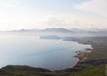 Море-море / Из архивов.
Вид с мыса Меганом в сторону Судака. Около 300 метров над уровнем моря.