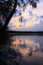 закат перед грозой / оз Рогознянское