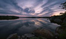 Там где ночь догоняет ушедший закат-II / Бердское водохранилище