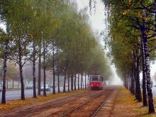 Восеньскі трамвай / Рэпост з катдрыраваненм па парадзе спадарыні Варбей.