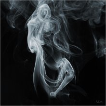 Образ рисованый дымом / в шопе только резкость и кадрирование