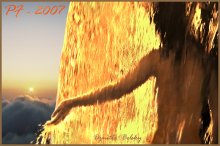 С Новым годом Всех!!!  PF-2007 / горы водопад девушка рассвет Абхазия.  
С Новым годом Всех!!!   PF-2007