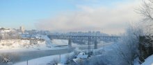 Зимнее утро / январь 2010 Гродно жд мост