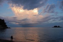 Ocean clouds / вечер на побережье Адриатики