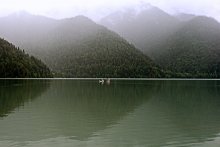 Озеро Рицца / Озеро Рицца. Абхазия