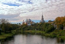 Осень в Торжке / Торжок. Борисоглебский монастырь