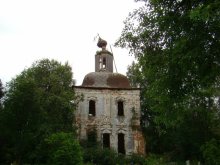 Покровская церковь / Вологодская область, Кипеловский район, западнее деревни Минейка