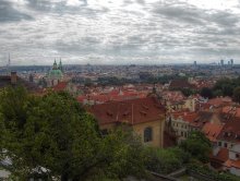 Прага / Про Пражские крыши и небо