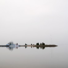 &nbsp; / Туманное утро на Минском море