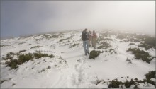 Путь к вершине / Вылазка в горы после первого снега.
