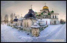 New Jerusalem Monastery / The New Jerusalem Monastery, also known as the Voskresensky Monastery, is a male monastery, located in the town of Istra in Moscow Oblast, Russia