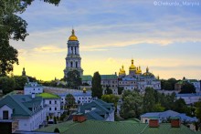 Вечереет над Лаврой. / ________________________