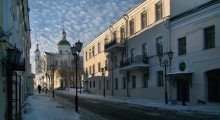 Зима на Успенской / На старинной улице в Витебске 31.01.11