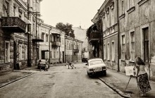 Улочка старого города. / Маленькая улочка в историческом центре Одессы.