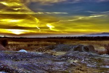 Первый закат нового года. / Горы Узбекистана 1 января 2011