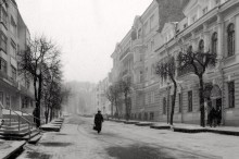 Снегопад на Дворцовой / В Витебске 11.03.2011