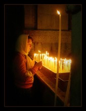 литургия (2) / Иерусалим. Храм Гроба Господня. Голгофа.