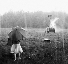 Купальский ливень / Праздник Ивана Купалы, 2010 год.
Проливной дождь.