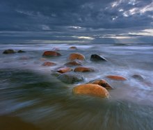 Камни Туи / Туя - рыбацкий поселок на берегу Рижского залива. Излюбленное место латвийских фотографов.