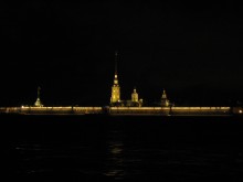 Питер. Ночь. / Петропавловская крепость. Осень 2010 года.