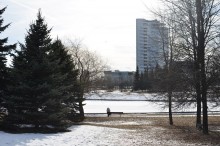 В размышленьях / Случайно снято в парке напротив Александрова Пассажа.