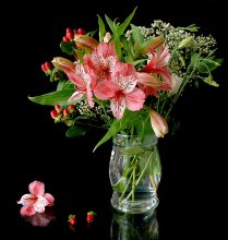Альстромерии / Цветы,ваза