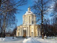 Треугольная церковь в Виноградово / Одна из немногих необычных церквей на Руси 17 в.Мытищинский р-он