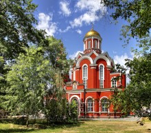 Благовещенский собор, весеннее / Москва, Петровский парк