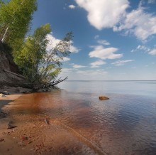 На Волге широкой... / река Волга, Горьковское водохранилище. Ивановская область