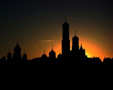 Иван Великий со братьями / Ночная Москва не менее красива чем дневная, утренняя или вечерняя...